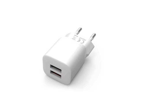 USB A+A Wall Charger