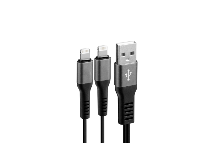 38698 USB-A=Lx2 Twin USB A > Apple 8pin x2