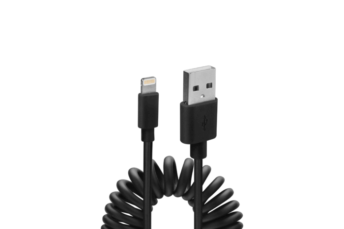 38701 USB-A=L Recoil Series<br>USB 2.0 Apple 8pin Cable