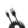 38702 USB-A=C_側圖 Recoil Series<br>USB 2.0 USB C Cable