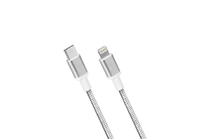 38735 USB-C=L_側圖 Iron Fist<br>USB 3.0 Apple 8pin Iron Cable