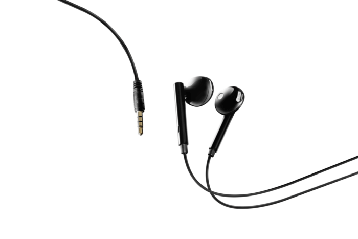 Earphones with microphone 120cm