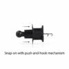 Magneto with Push & Lock Airvent Mount