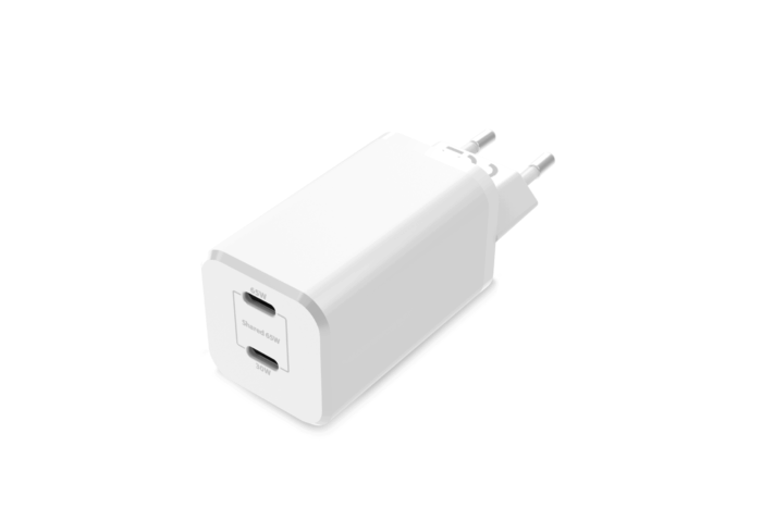 USB C+C Wall Charger