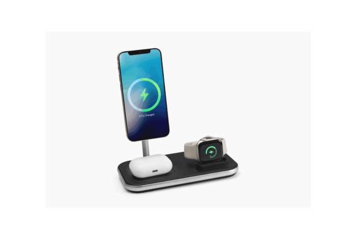 953126 3 in 1_情境圖 3 in 1 Magnetic Wireless Charging Station