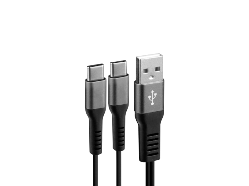 Twin USB A > USB C x2