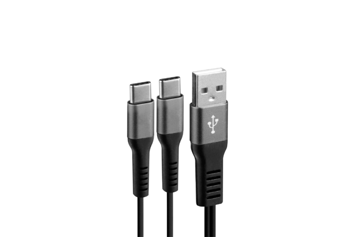 Twin USB A > USB C x2