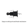 Elevation Phone Holder with Push & Lock Airvent Mount