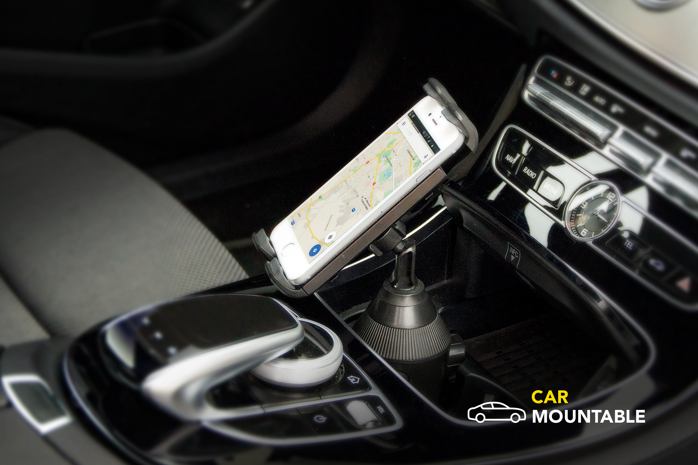Phone Grip with Cup Mount