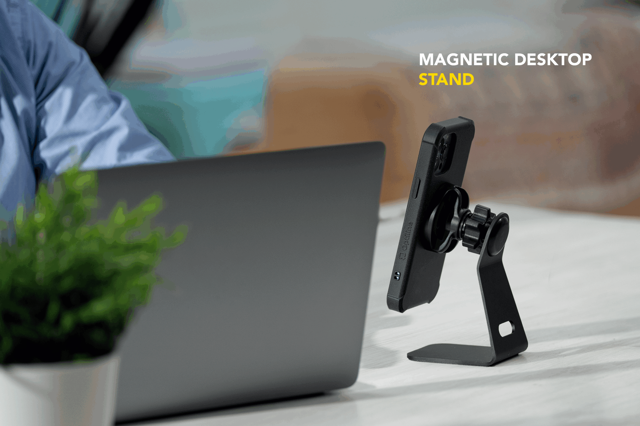 Magsafe Magnet Holder with Metallic Office Stand