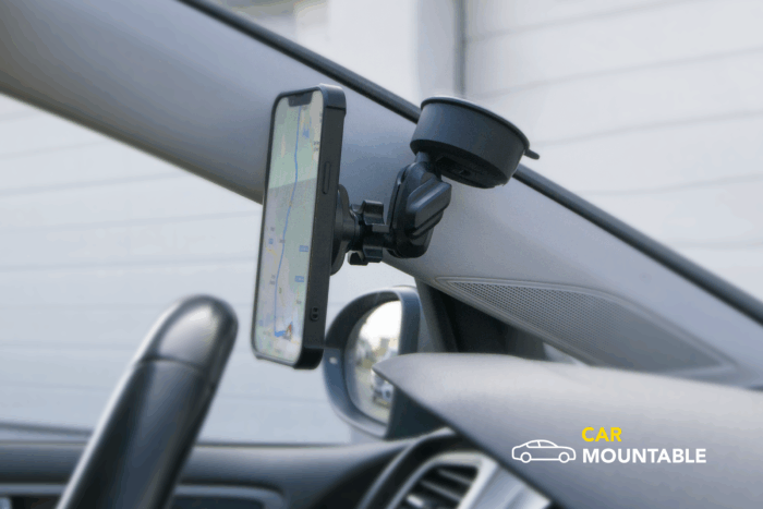Magsafe Magnet Holder with Suction Mount and Extension Arm