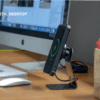 Magsafe Wireless Magnetic Charging Holder with Metallic Office Stand