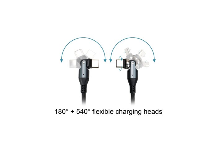 REVOLT<br>USB 3.0 USB C 180°+540° Cable