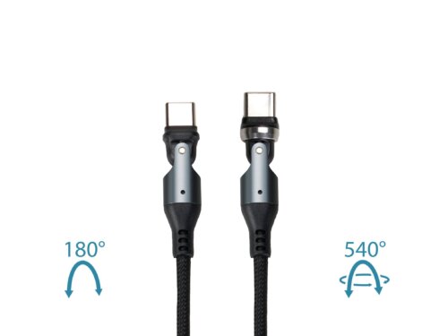 REVOLT<br>USB 3.0 USB C 180°+540° Cable