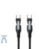 充電線_180x2_C-C_附圖 REVOLT<br>USB 3.0 USB C 180° Cable