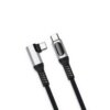 充電線_90度_數顯_C_C_側圖 Duraflex PRO 90° Cables<br>USB 3.0 USB C Digital Display 90° Right-Angle Cable