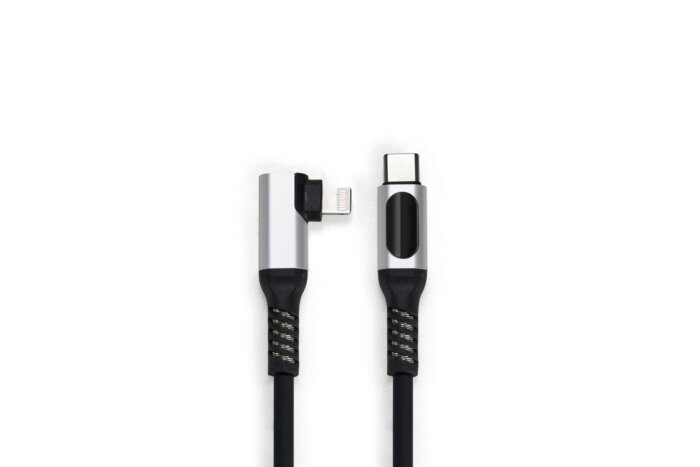 Duraflex PRO 90° Cables<br>USB 3.0 Apple 8pin Digital Display 90° Right-Angle Cable