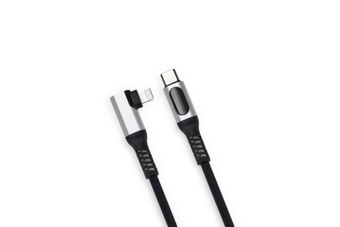Duraflex PRO 90° Cables<br>USB 3.0 Apple 8pin Digital Display 90° Right-Angle Cable