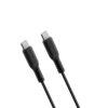 充電線_彈簧頭_硅膠線 C=C_側圖 Duraflex Cables<br>USB 3.0 USB C Silicone Cable