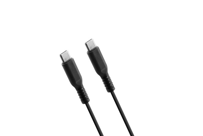 充電線_彈簧頭_硅膠線 C=C_側圖 Duraflex Cables<br>USB 3.0 USB C Silicone Cable